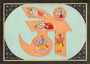 Каким образом из Пранавы проявляется весь алфавит санскрита?